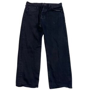 Levi's Premium 501 Original Jeans 36X30 Button Fly Straight Leg Black